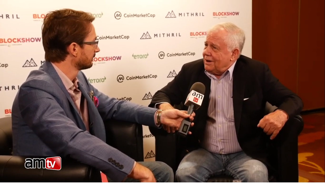 Jim Roger famous value investor with Christopher Greene of AMTV